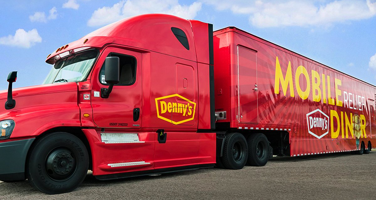 Denny's Mobile Relief Diner Truck