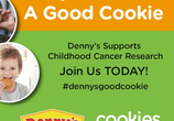 Denny's cookies for kids' cancer
