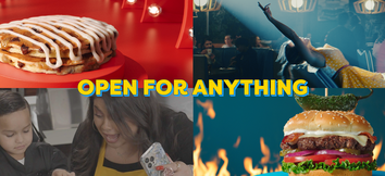 Denny's Open for Anything brand campaign