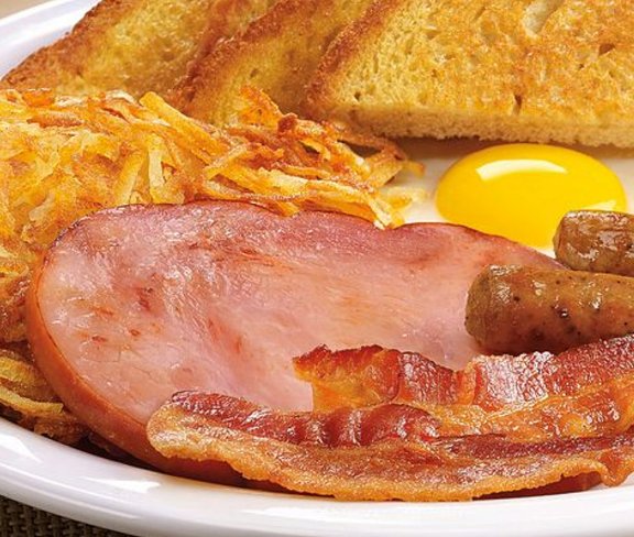 Denny's Breakfast Plate