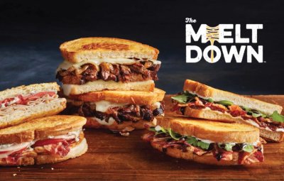 Denny's The Meltdown sandwiches